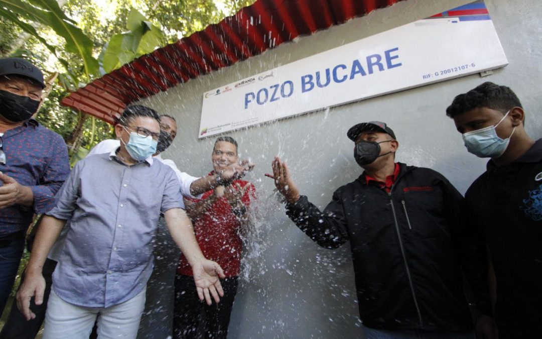 Reactivación de pozo Bucare garantiza agua potable directa a familias de Charallave