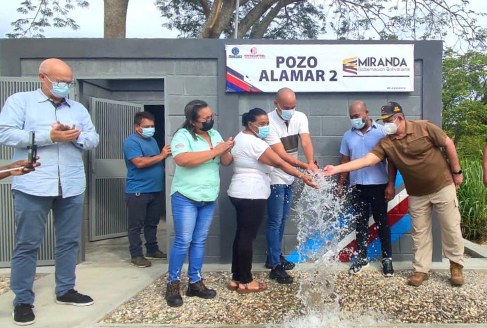 Reactivado pozo Alamar 2 para atender a familias de Tacarigua