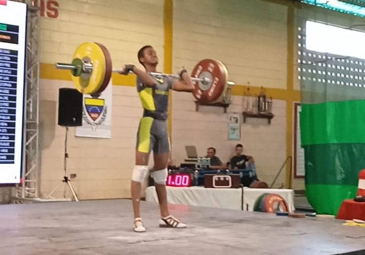 Miranda se ganó 11 medallas en nacional de pesas U-17