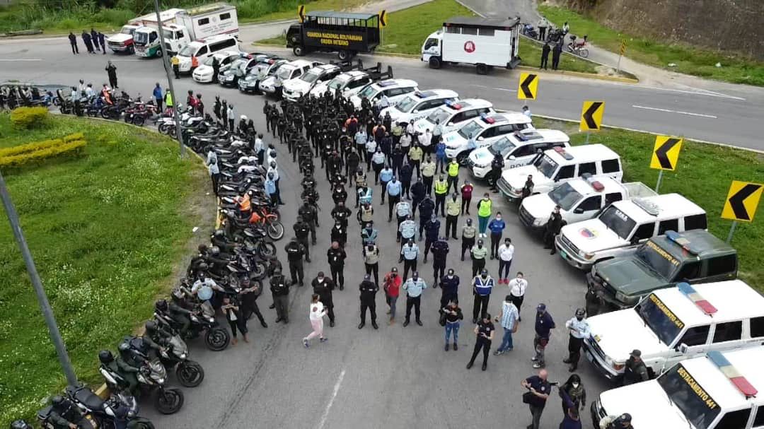 Activo despliegue policial en Altos Mirandinos