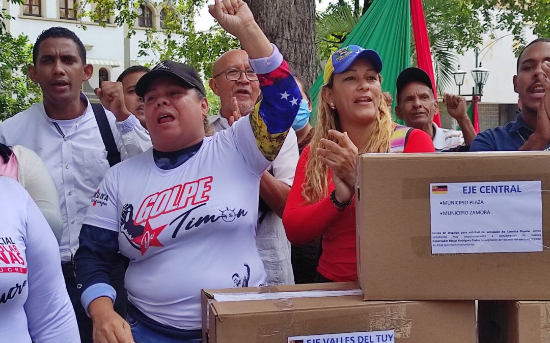 Comunas mirandinas solicitan consulta popular para la administración de recursos