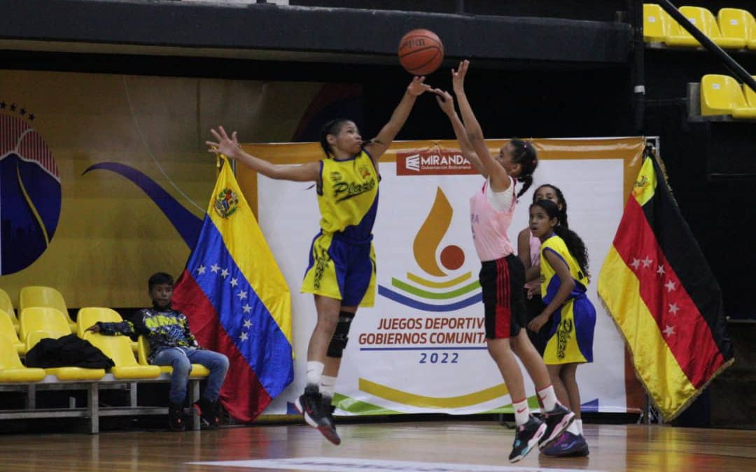 Plaza triunfó en baloncesto de Juegos Comunitarios Miranda 2022