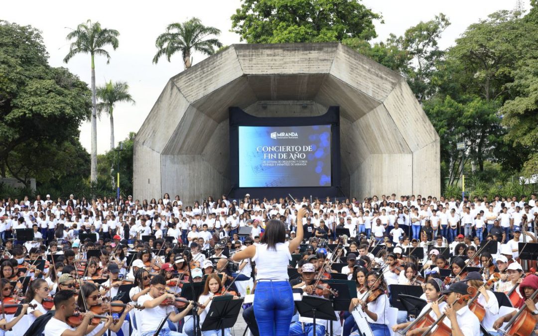 El Sistema regaló concierto de fin de año a los mirandinos