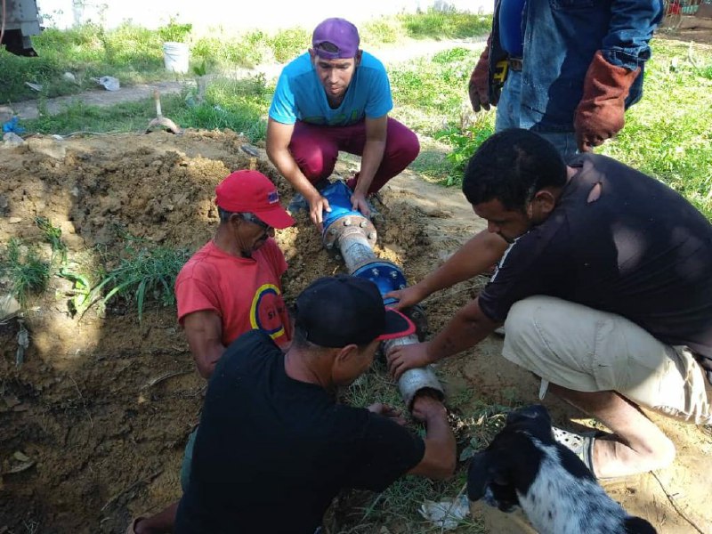 Restablecido servicio de agua en Santa Teresa del Tuy mediante 1×10 del Buen Gobierno