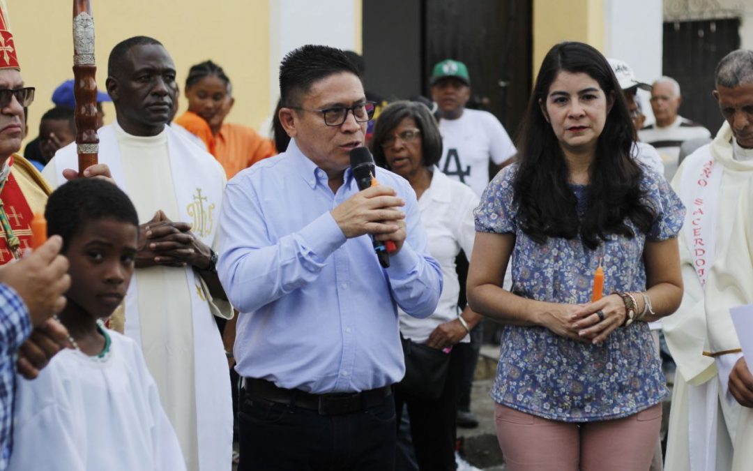 Panaquire celebró día de la Candelaria con iglesia renovada