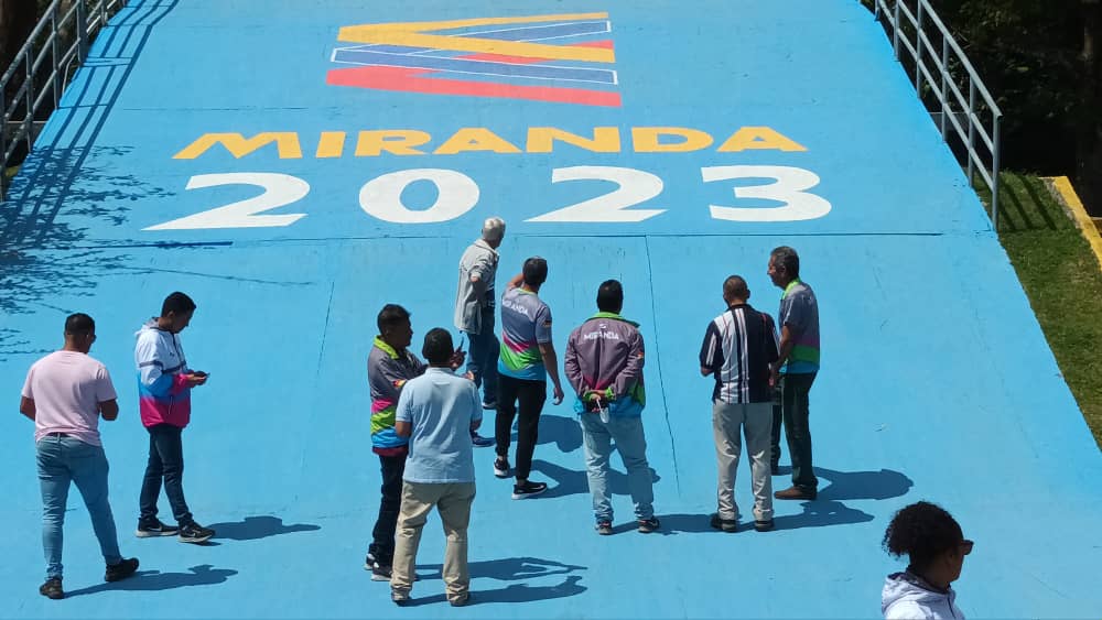 Inspeccionaron centros deportivos de Miranda que albergarán V Juegos ALBA 2023