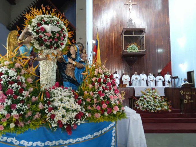 Caucagua inició festividades en honor a su patrona