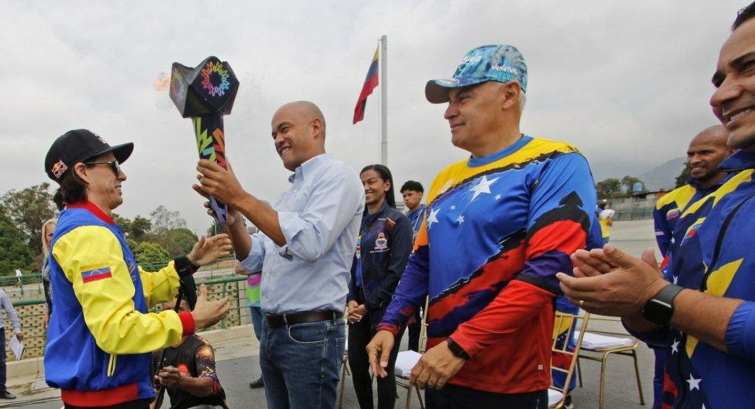 NDP Miranda recibió Fuego Patrio de Juegos del ALBA 2023