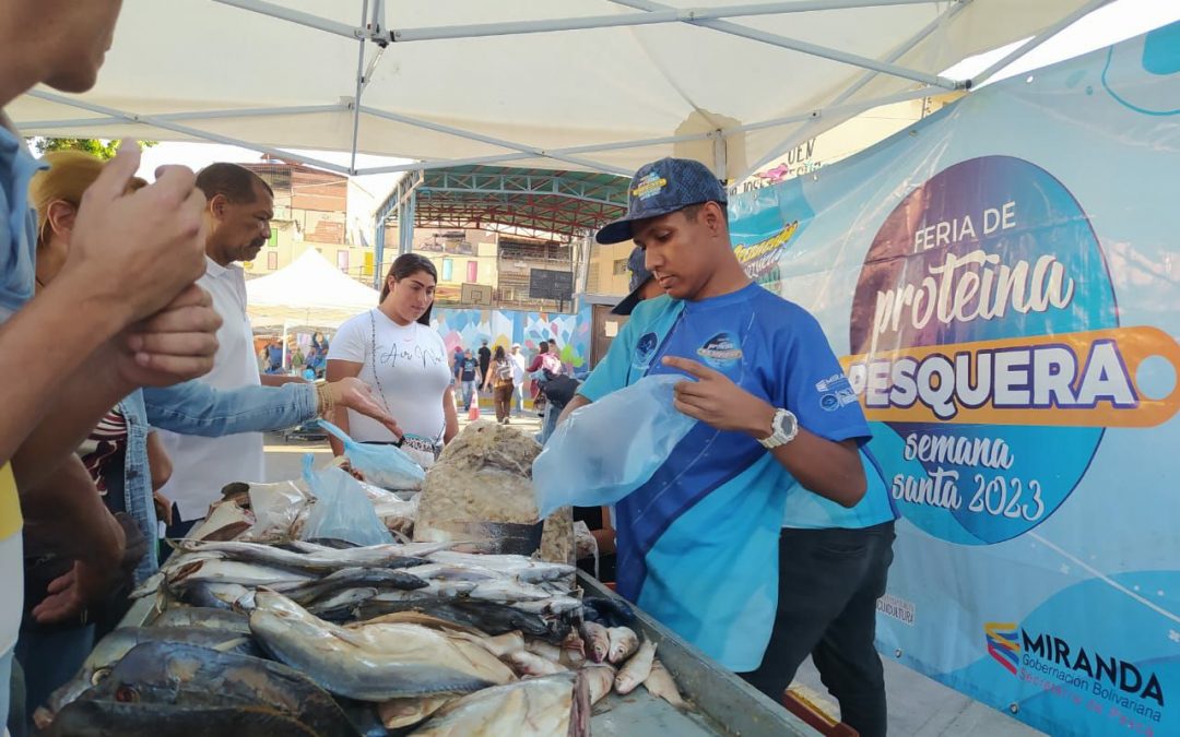 Feria del pescado llegó al municipio Sucre