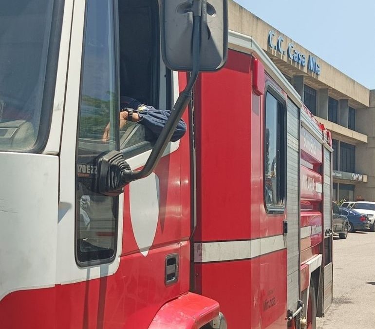 Controlado incendio de la Panamericana