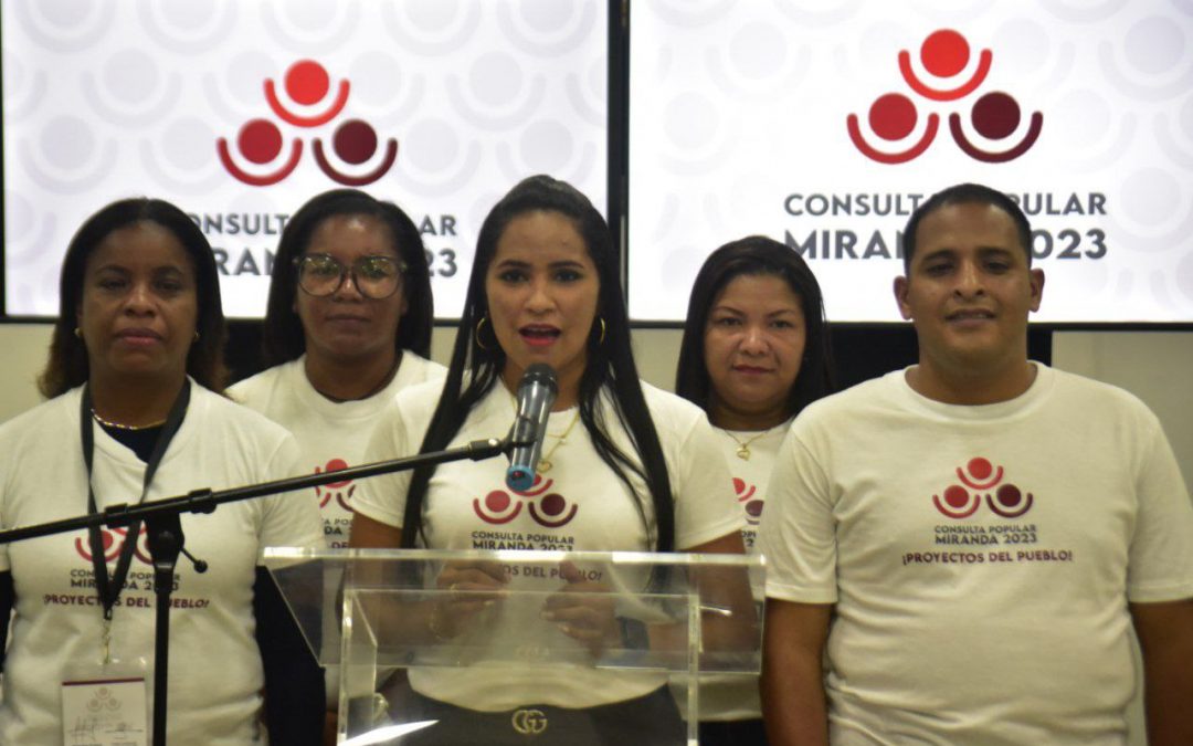 Felicitan la extraordinaria participación y organización de los comuneros en la Consulta Popular Miranda 2023