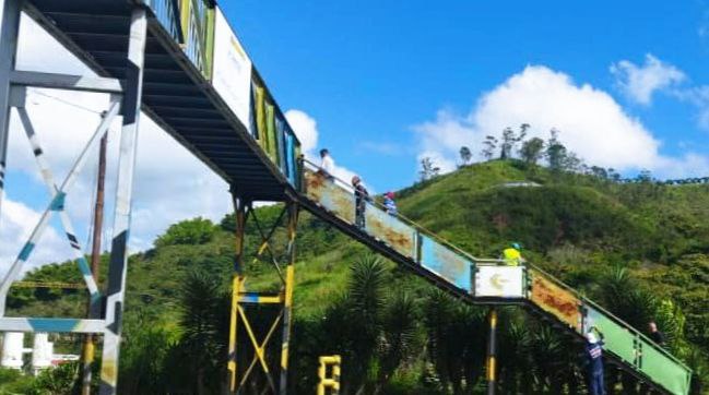 Rehabilitan pasarelas de la Panamericana