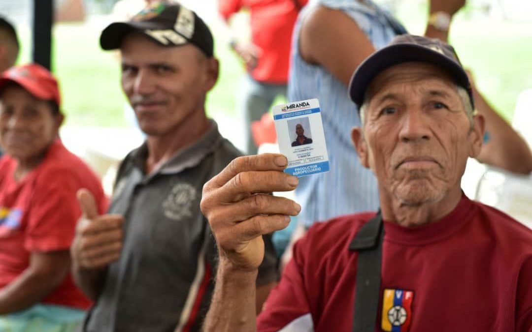 Movimiento campesino de Miranda es fundamental para recuperación económica del país
