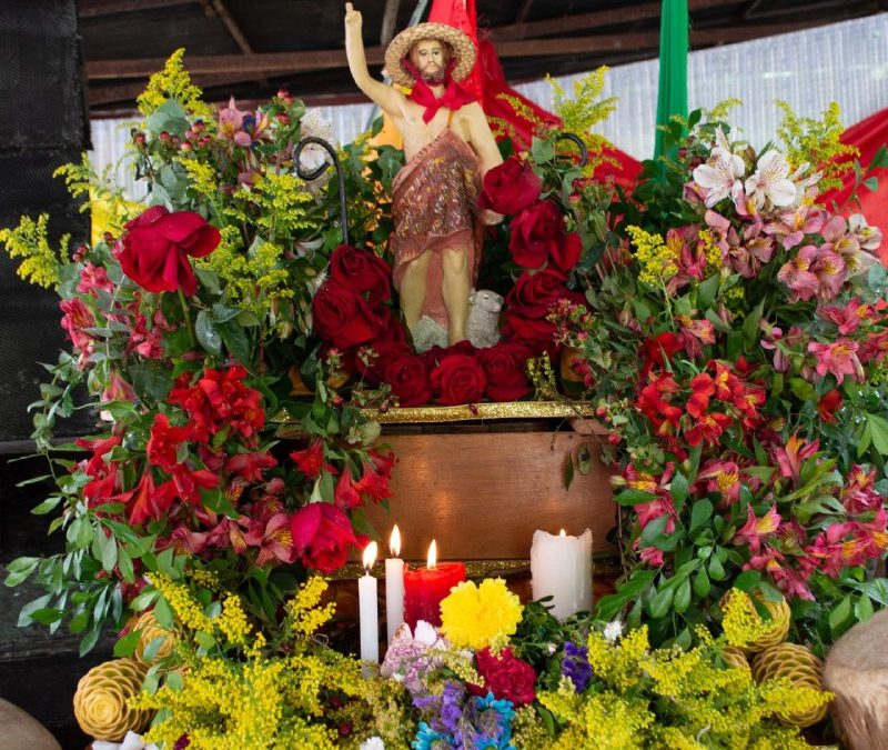Tocorón bailó a San Juan Bautista