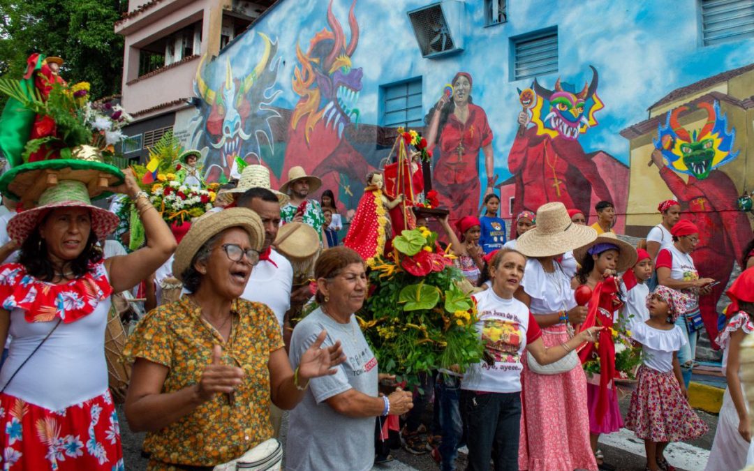 Con cantos y bailes celebraron a San Juan Bautista en Yare