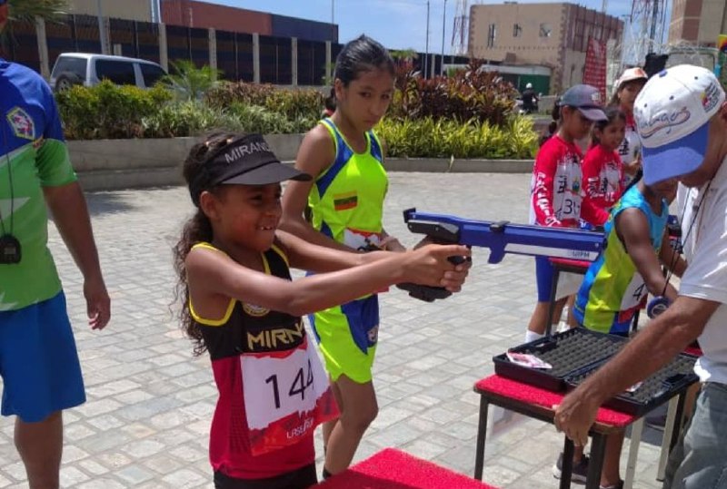 Miranda ganó 5 medallas en nacional de láser run