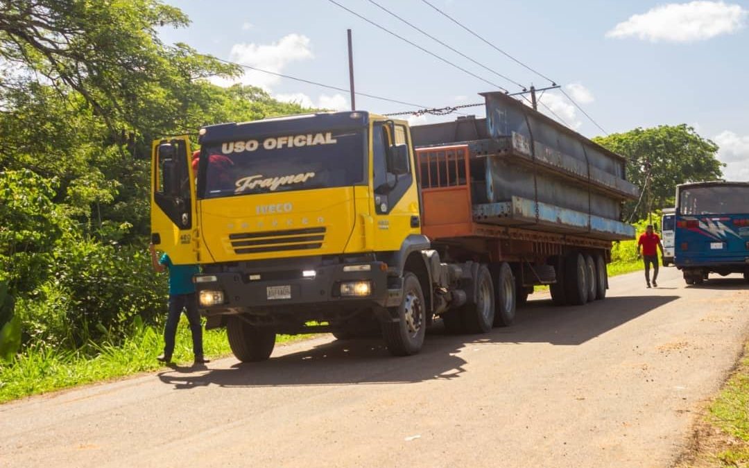 40% de avance tiene el nuevo puente El Tigre en Buroz