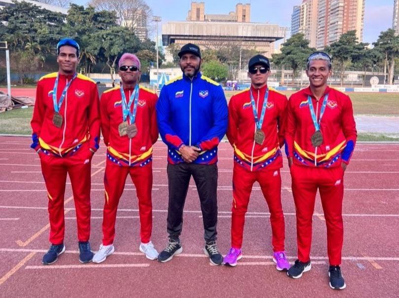 Mirandino José Maita aporta oro para Venezuela en el 4×400 del  suramericano de atletismo