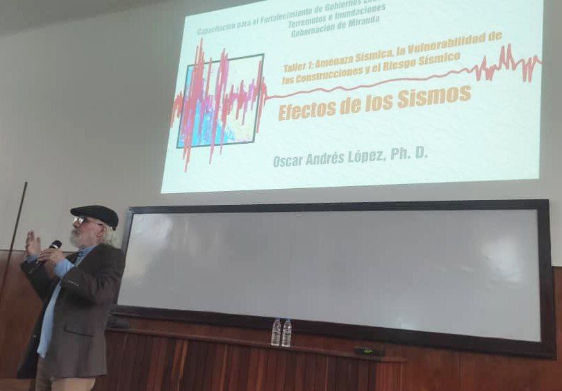 Realizan talleres de capacitación ante sismos e inundaciones para funcionarios mirandinos