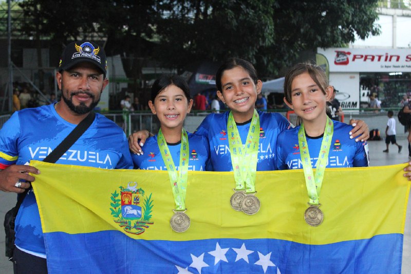 Nueva medalla para la mirandina Eleana Guevara en el panamericano de patinaje