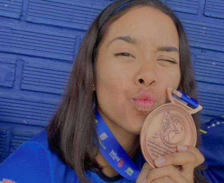Mirandina Wilmary Toro ganó bronce en one lap del panamericano de patinaje