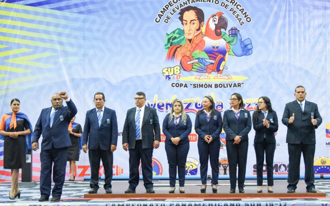 Inició panamericano de pesas  sub-15 y sub-17 en el Parque Miranda