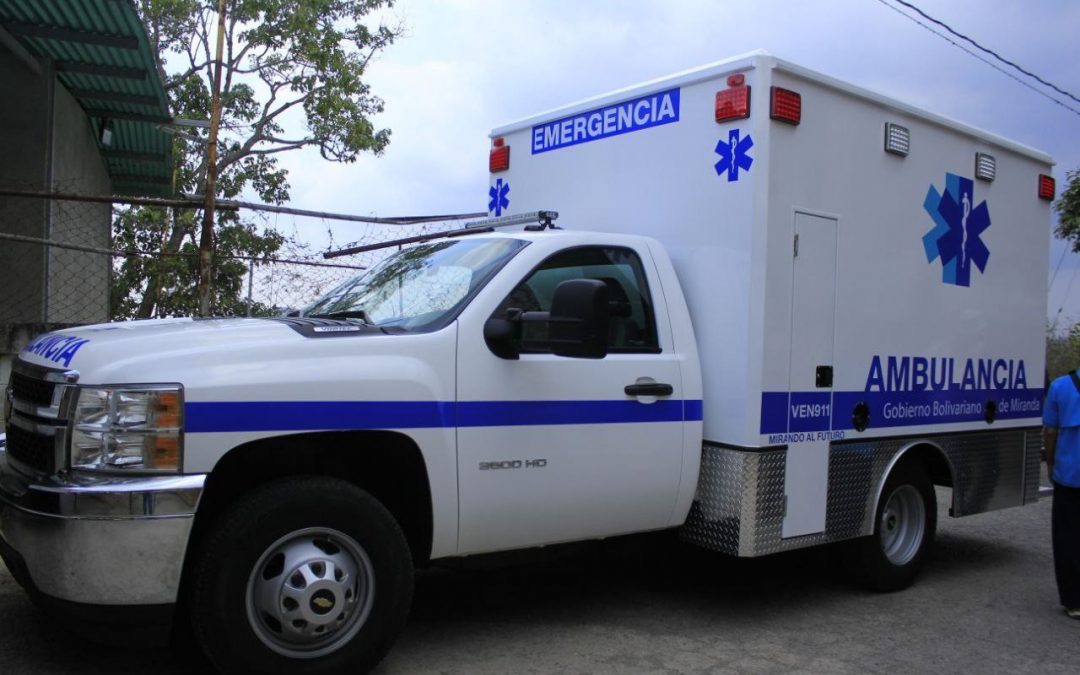 Activo servicio especial de ambulancias por lluvias en Miranda