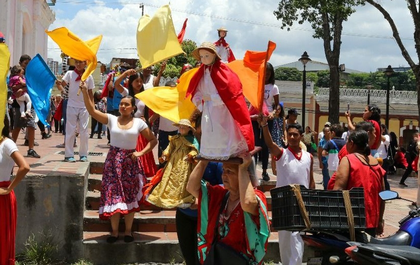 Sanjuaneros honraron martirio de San Juan Bautista en Petare