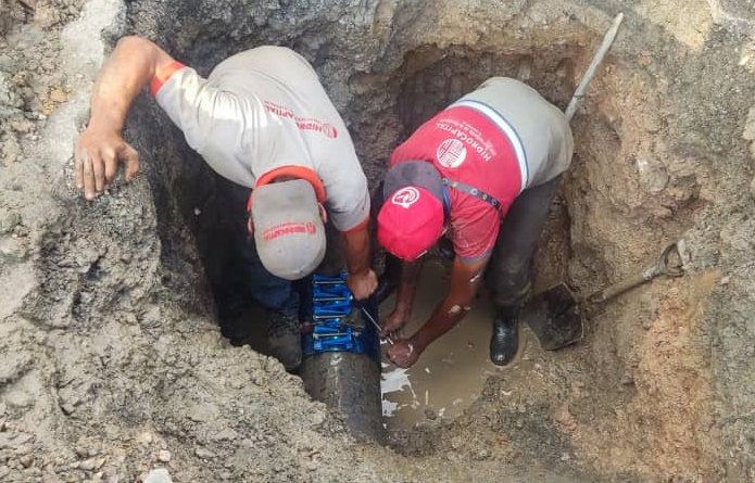 Reparadas averías en tuberías de agua potable en Altos Mirandinos y Área Metropolitana