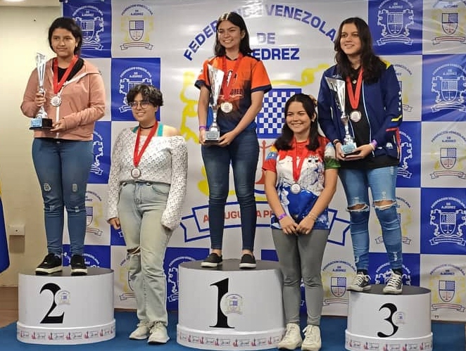 Mirandina Vicmary Pérez alcanzó segundo puesto en nacional de ajedrez