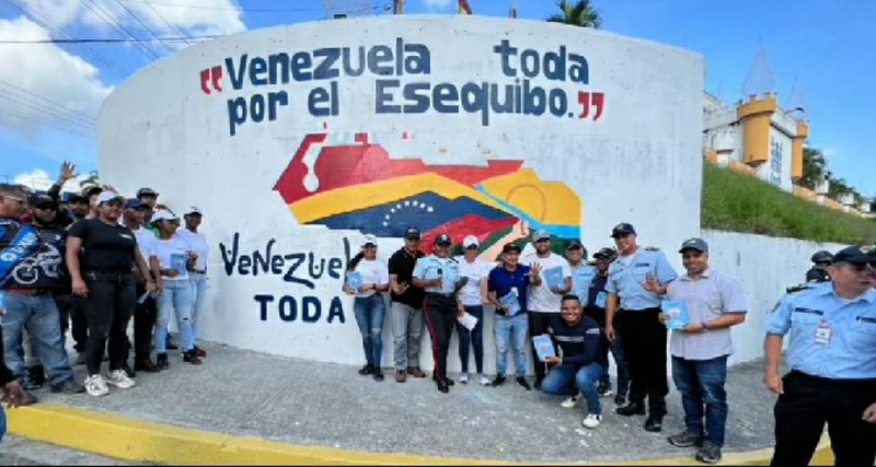 Policía de Miranda se desplegó en Guatire por la defensa del Esequibo