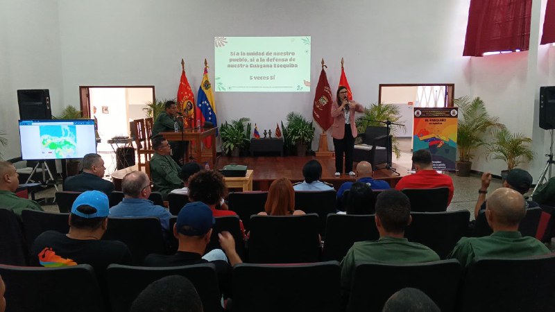 Difunden información del Esequibo a estudiantes de la GNB de Los Teques