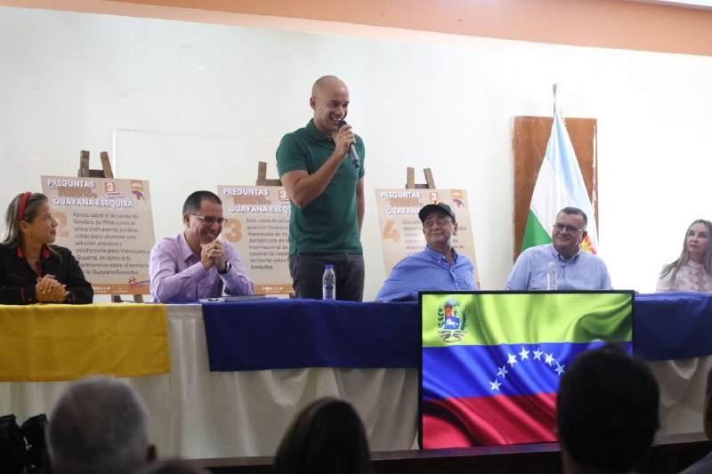 Héctor Rodríguez desde Barinas: Llegó el momento de unirnos por la defensa del Esequibo