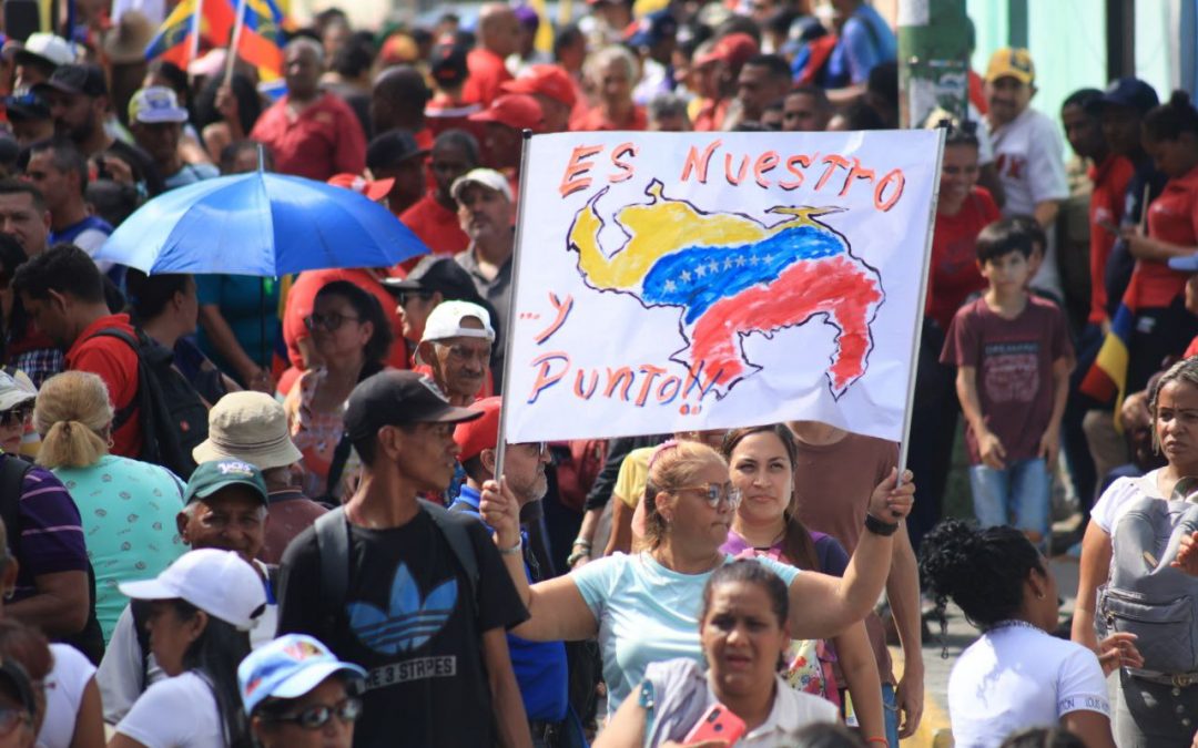 Todo Miranda marchó en defensa de El Esequibo