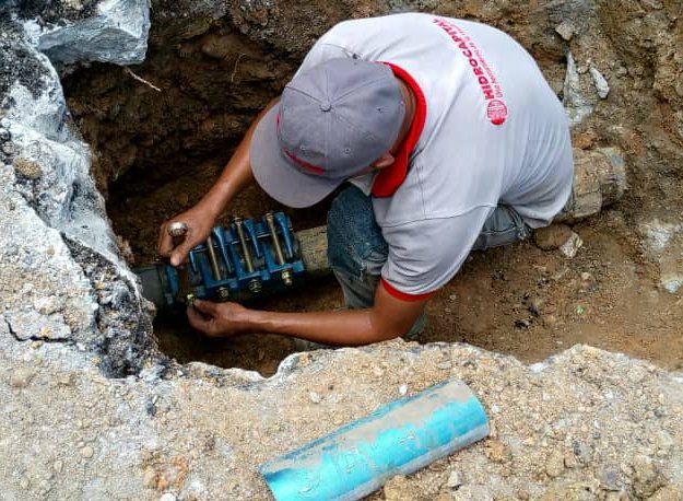 Realizaron mantenimiento correctivo en estación de bombeo La Guairita II