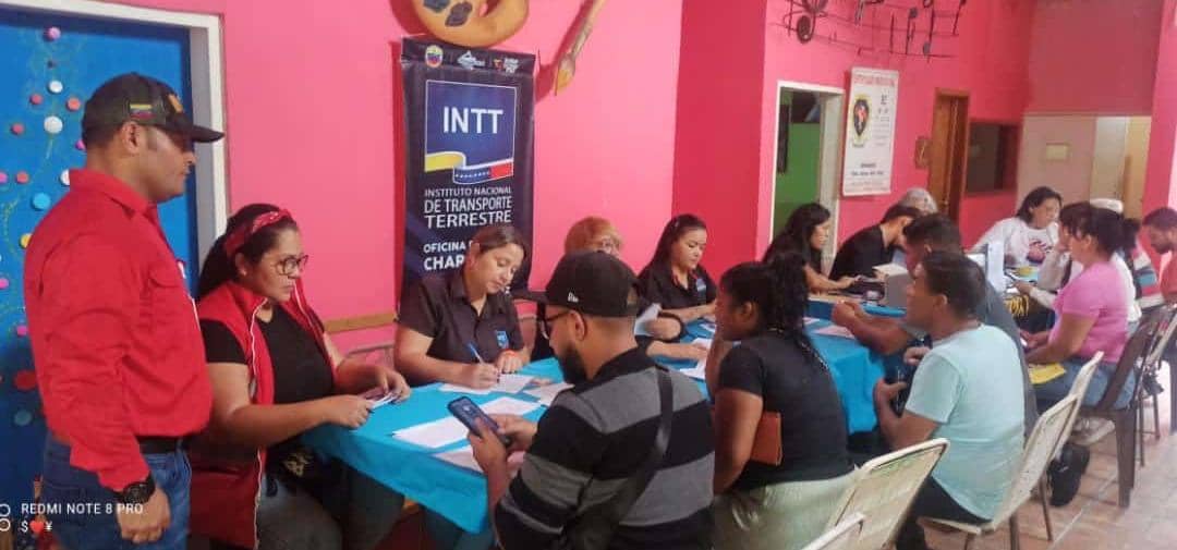 Atendidos más de 270 conductores de Paz Castillo en jornada del INTT