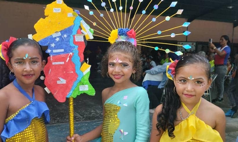 Estudiantes de Paz Castillo respaldan con arte defensa del Esequibo