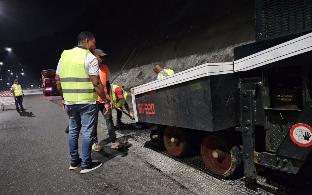 Inició asfaltado en la Panamericana y la Gran Mariscal de Ayacucho