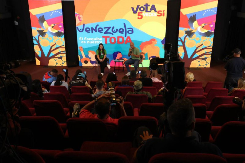 Simulacro estudiantil y conciertos encabezan agenda de campaña por el Esequibo
