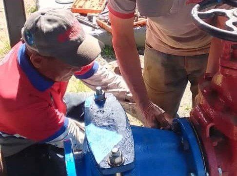 Realizan mantenimiento en estación de bombeo La Matica de Los Teques