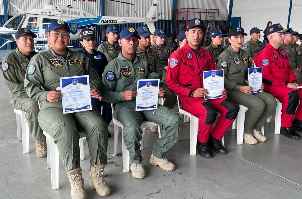 Apoyo Aéreo de la Policía de Miranda recibe dotación para mejorar funcionamiento