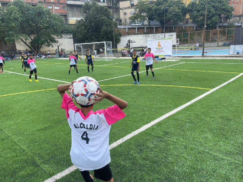 Plaza se llevó el triunfo del fútbol 7 de los comunitarios Miranda 2023