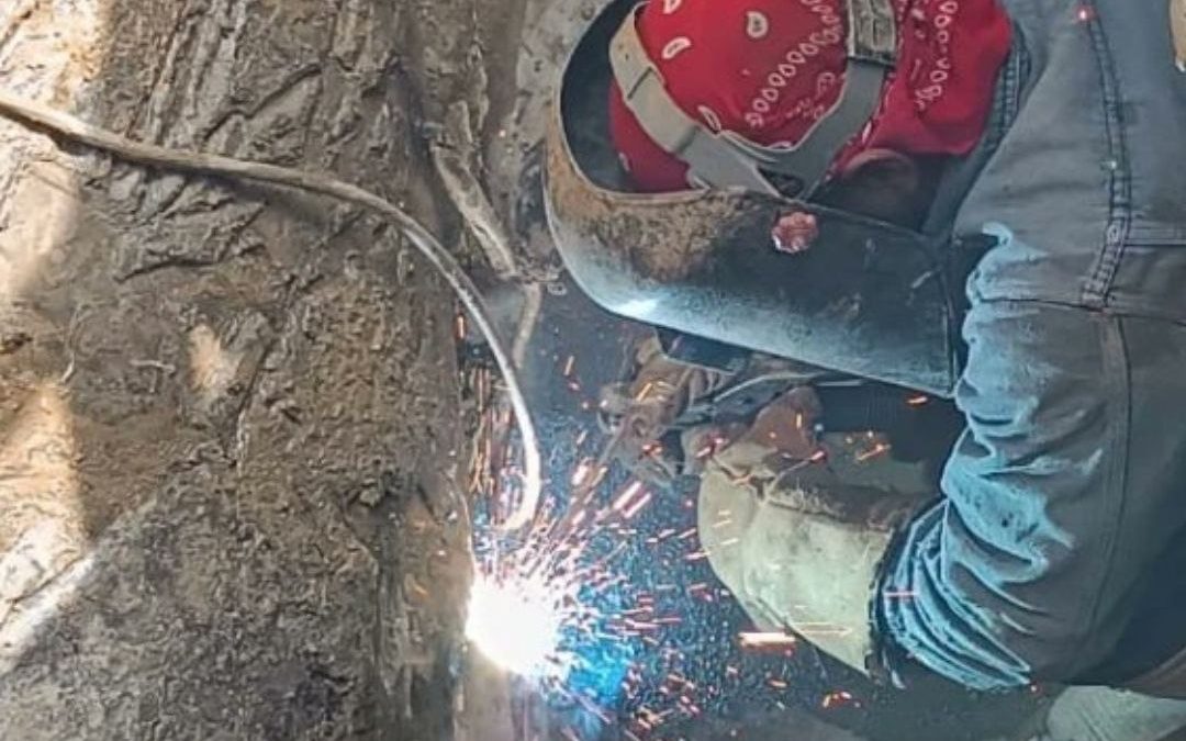 Instalan nueva tubería de agua potable para atender zona industrial de Palo Verde