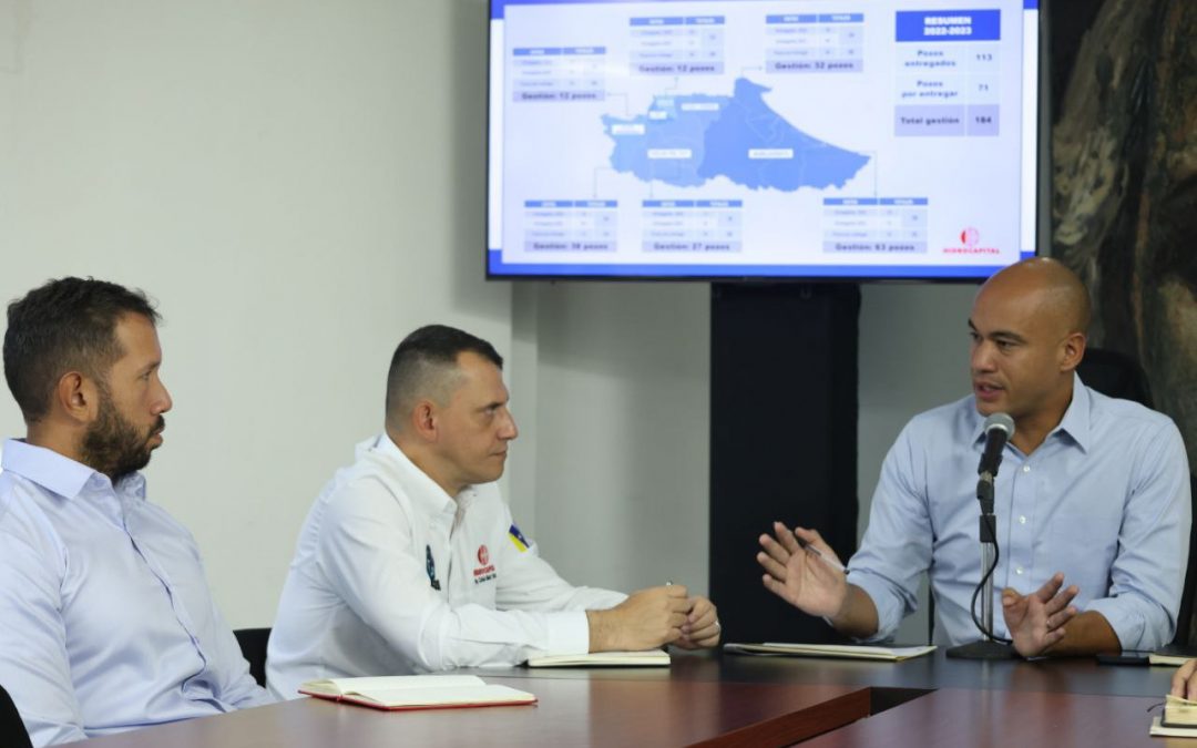 184 pozos de agua se activaron en Miranda entre 2022 y 2023