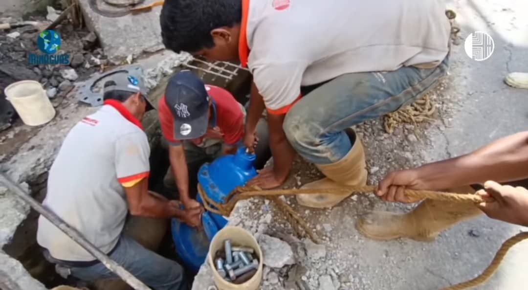 3.800 familias de La Bombilla atendidas con reparación de tubería de agua