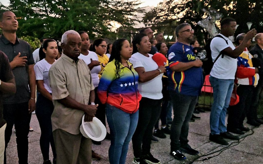 Con tambor y canto electores de Buroz votan por el Esequibo
