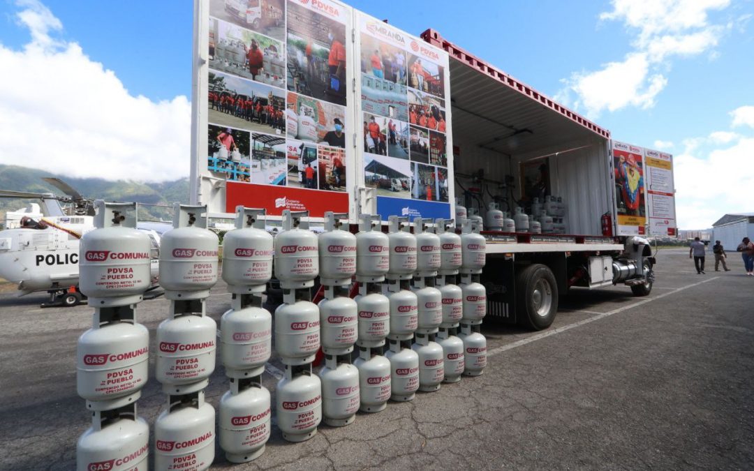Activan planta móvil de llenado de gas para el eje Barlovento