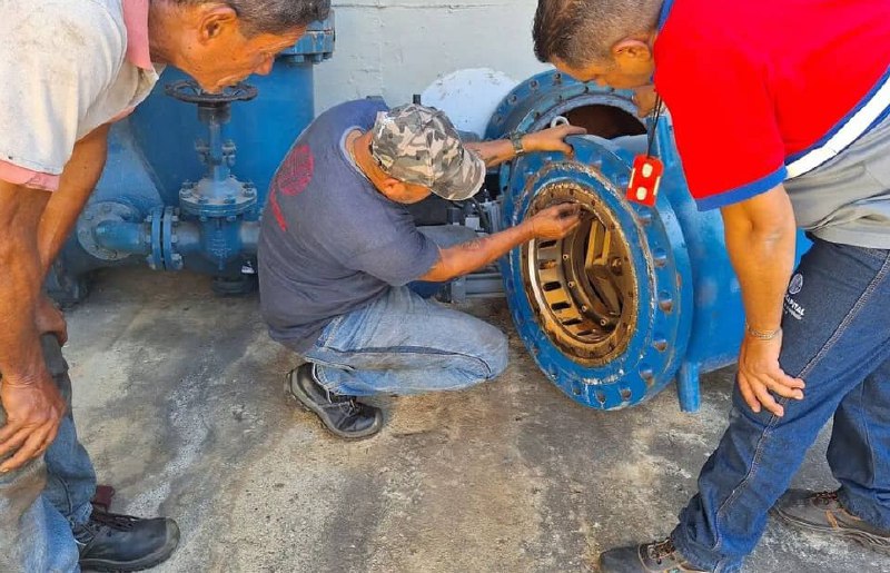 Restituyen servicio de agua en Altos Mirandinos tras mantenimiento de sistema Panamericano