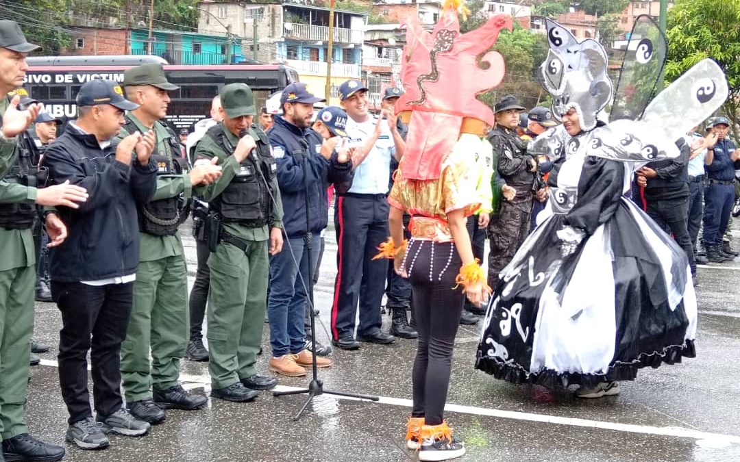 Activo despliegue de seguridad para carnavales en Altos Mirandinos