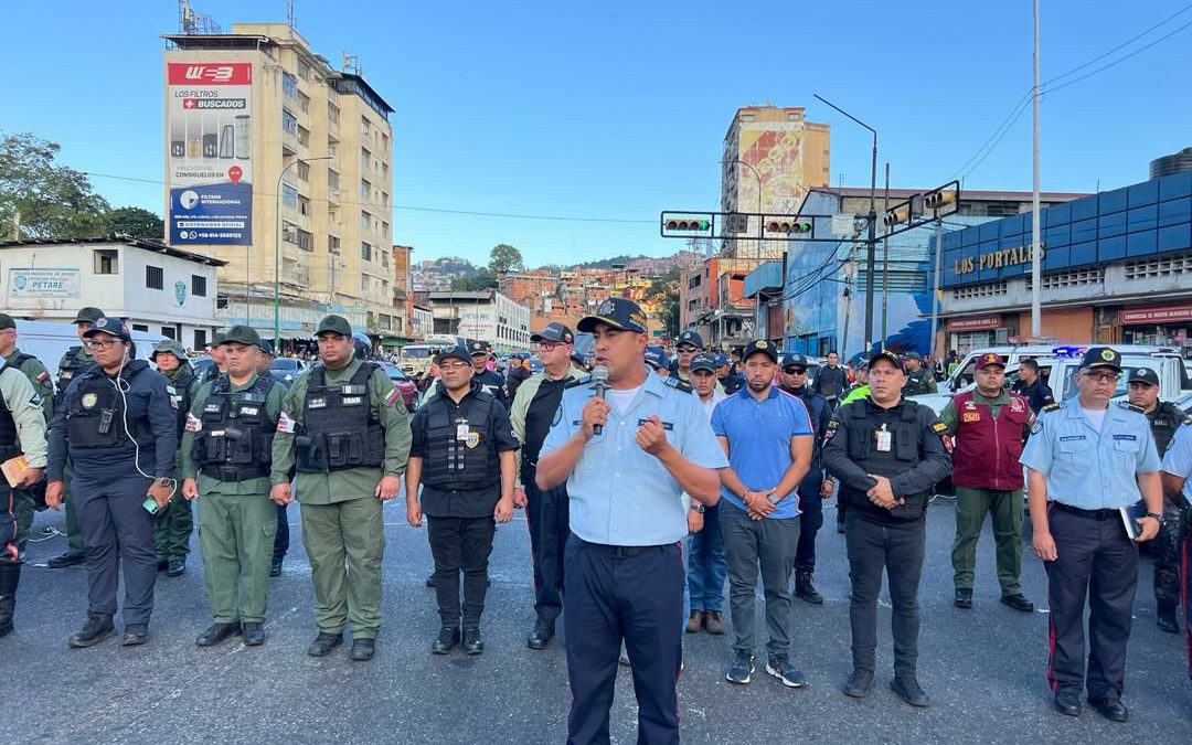 Policía de Miranda desplegó dispositivo de seguridad en Petare